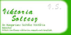 viktoria soltesz business card